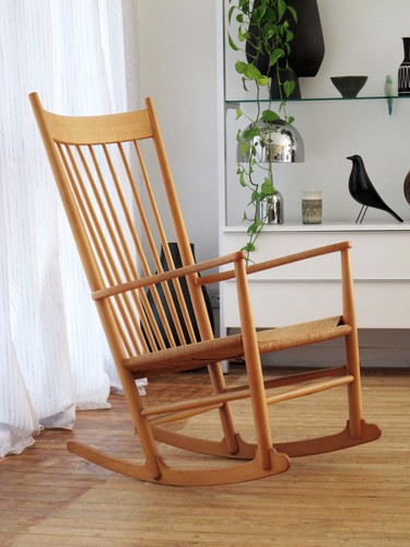 Vintage j16 rocking chair hans - chair,