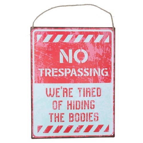 Novelty metal wall - novelty, plaque/sign