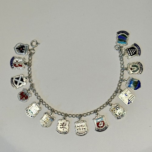 Vintage silver enamel travel - silver,