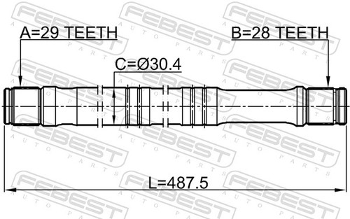 Fits febest 2112 ttflh left - febest, 2112-ttflh