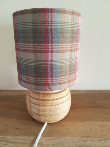 Mulberry check fabric - mulberry,