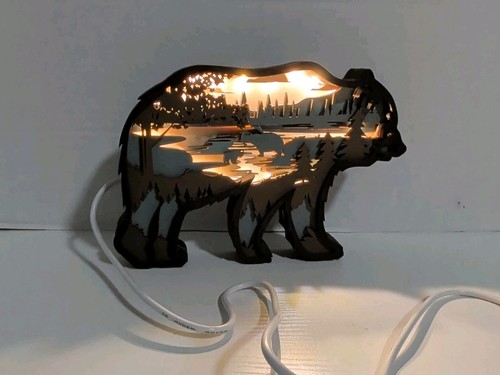 Light bear layered - light, up