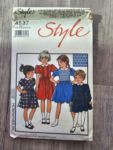 Style 4837 vintage sewing - vintage,