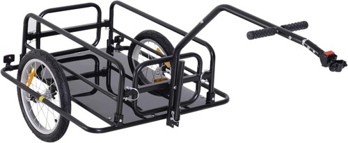 Homcom bike cargo trailer - homcom,