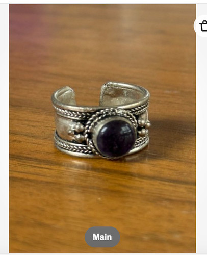 Afghan ethnic tribal ring band - tribal,