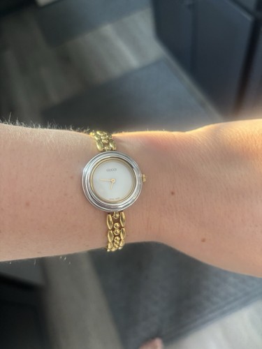 Gucci bezel ricelink watch - gucci,