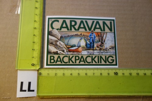 Old sticker camping caravan - old,
