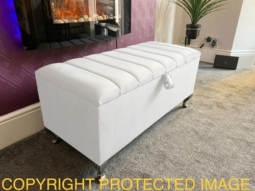 Ottoman storage box - storage, panel