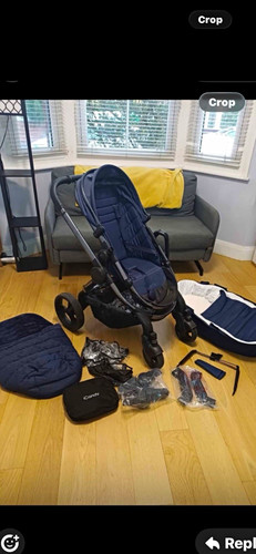 Icandy blue single pushchair - blue,