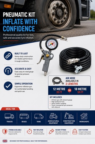 18m pneumatic tyre inflator - 18m,