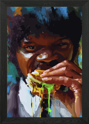 Pulp fiction framed - #2, wall