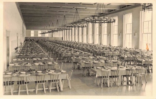 Tables all set large - all, in