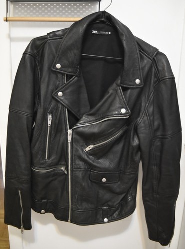 Zara leather moto - zara, biker
