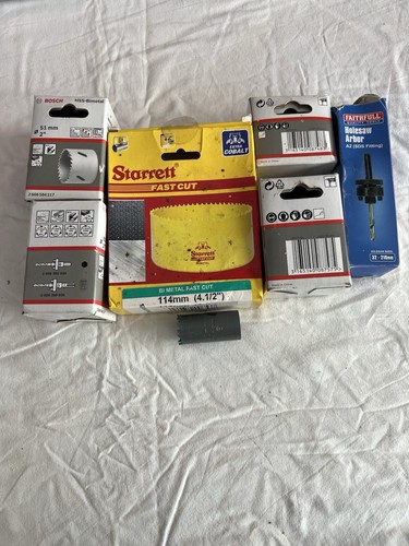 Hole saw job lot - hole,
