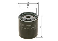 Oil filter 0451103079 - filter, bosch