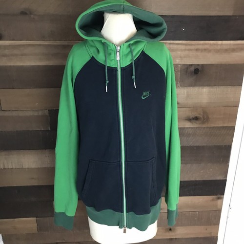 Nike aw77 green hooded sweater - aw77,