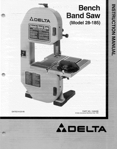 Delta 185 bench - 28-185, saw