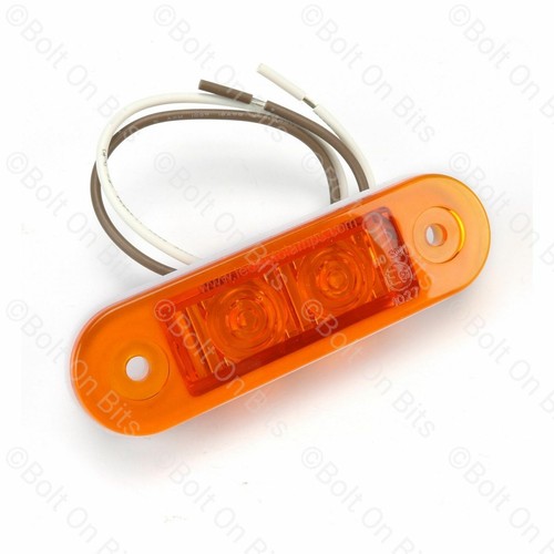 Amber led flush marker - flush, 12v
