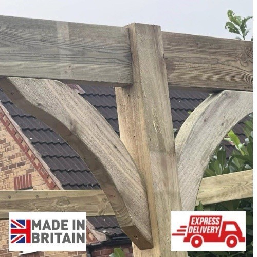 Wooden tanalised arched - wooden,