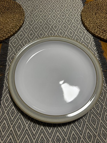 Denby linen dinner plate new - denby,