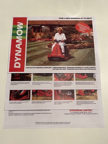 Honda dynamow rotary - rotary, ride-on