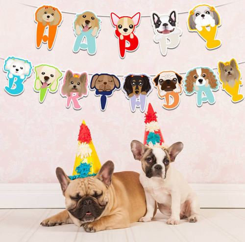 Dog puppy happy birthday - puppy, party