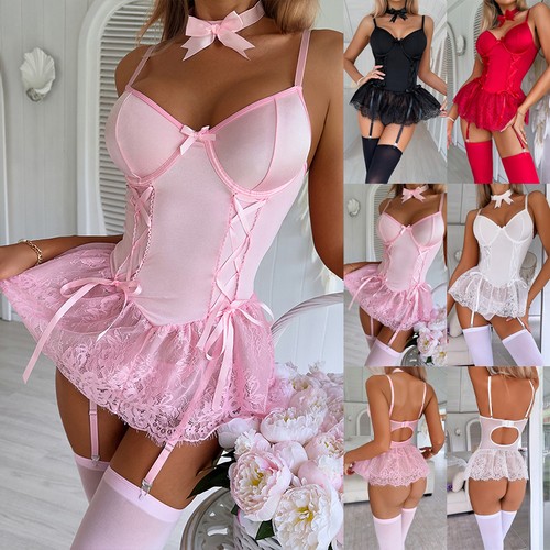 Womens lingerie bow lace - lingerie,