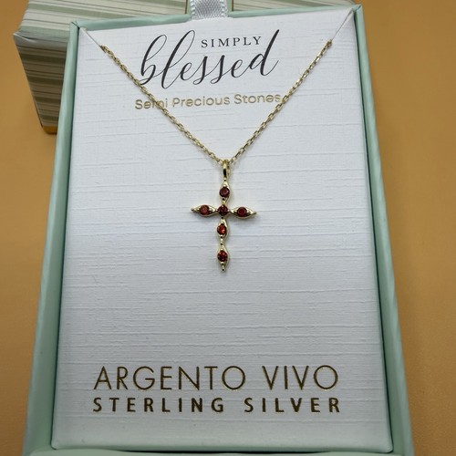 Argento vivo necklace cross - argento,