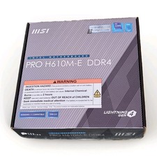 Msi pro h610m - msi, ddr4