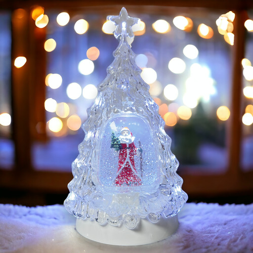 Christmas snow globe light - globe, up