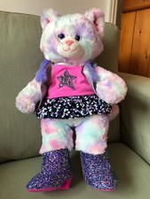 Build bear cat pastel - bear, swirl