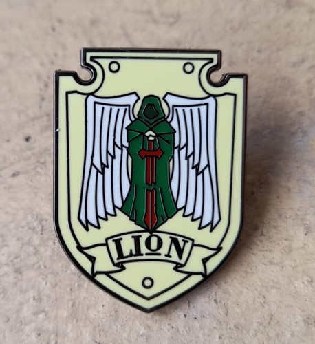 Dark angels metal enamel pin - dark,