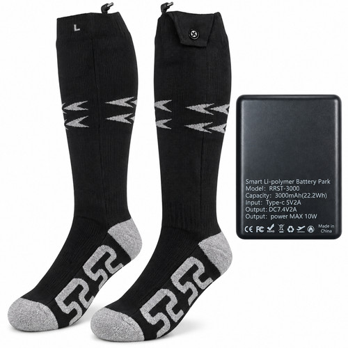Rechargeable heated socks - heated,