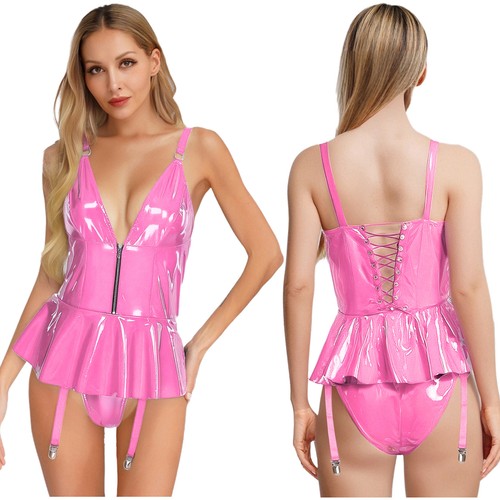 Womens sexy pvc - uk,