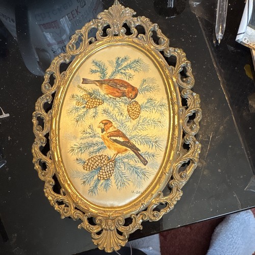 Vintage ornate gold metallic - vintage,