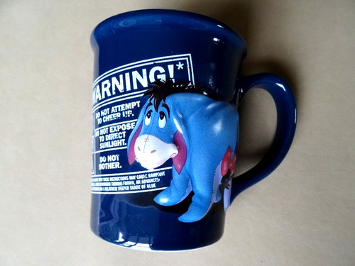 Eeyore mug disney store - -,