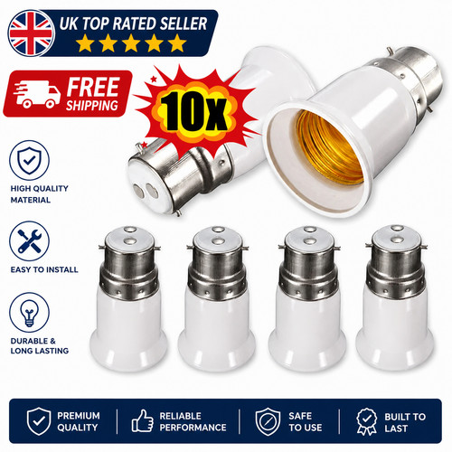 B22 e27 light bulb adapter - to,
