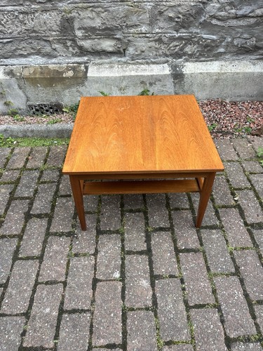 Retro teak coffee table - retro,