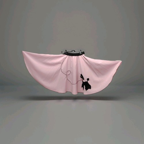 Ladies pink poodle - pink,