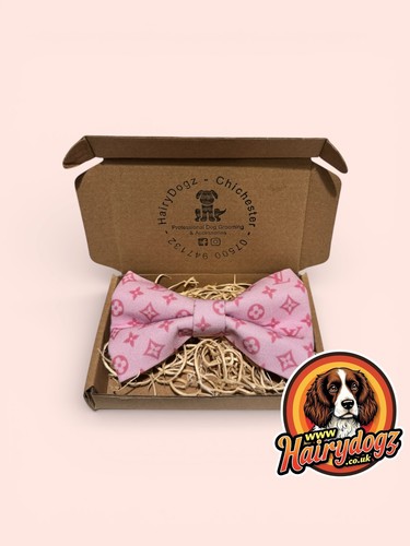 Handmade dog bow tie - handmade,