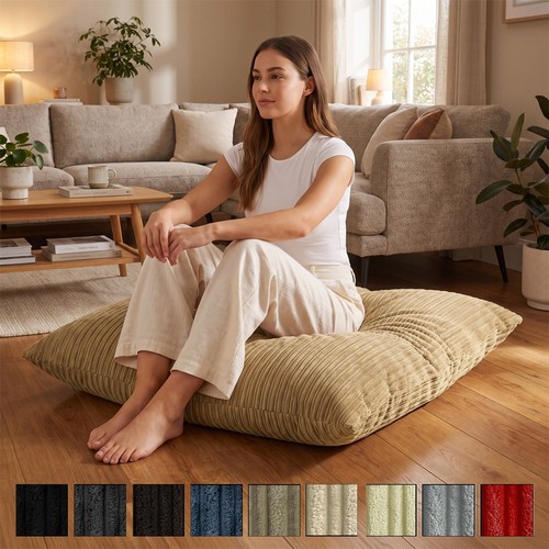 Jumbo cord floor cushions - jumbo,