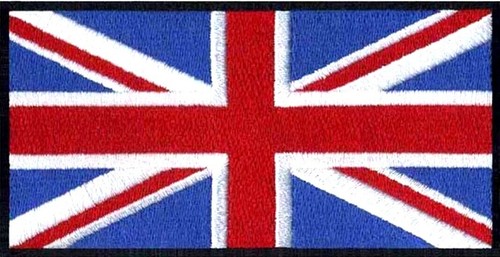 Flag patch union jack - uk, gb