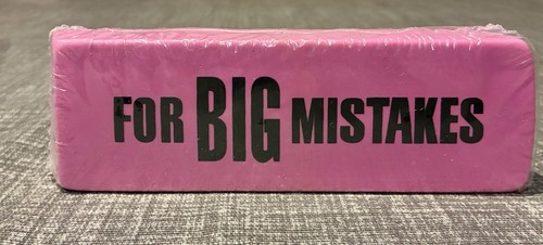 For big mistakes pink - big, mistakes’