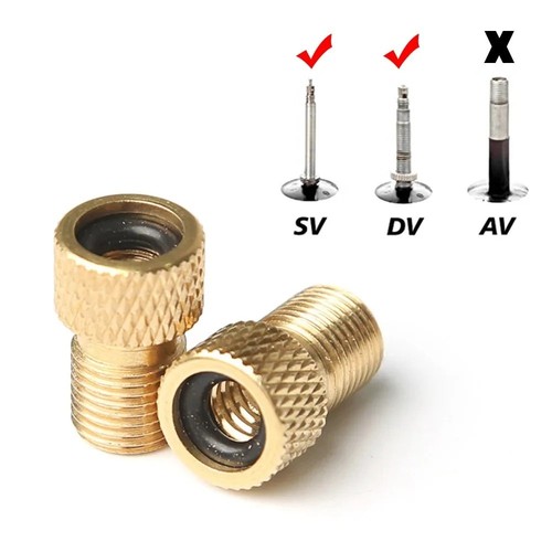 Brass adaptor presta - x, to