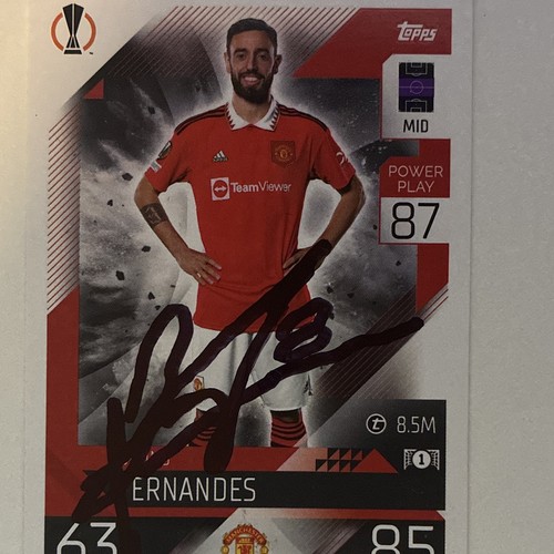 Topps match attax hand signed - hand,