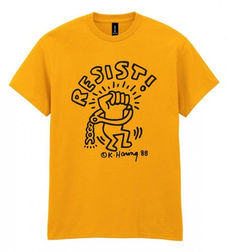 Resist protest shirt keith - t-shirt,