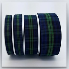 Tartan ribbon 12mm 16mm - tartan,