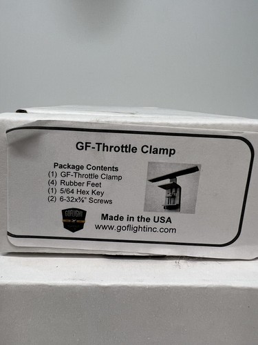 Goflight throttle clamp - goflight, gf-throttle