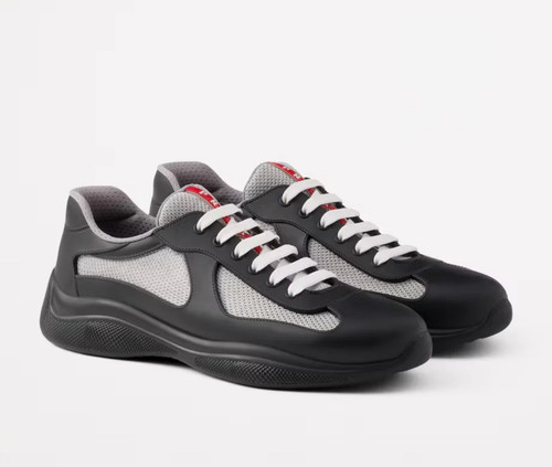 Prada men black grey lace - prada, men's
