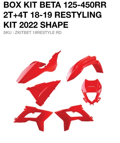 Beta enduro plastics - rr,